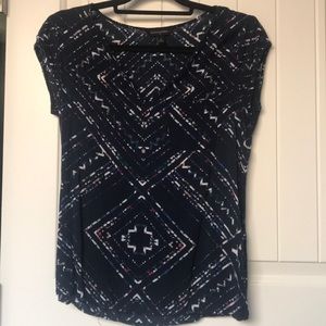 Banana republic navy top